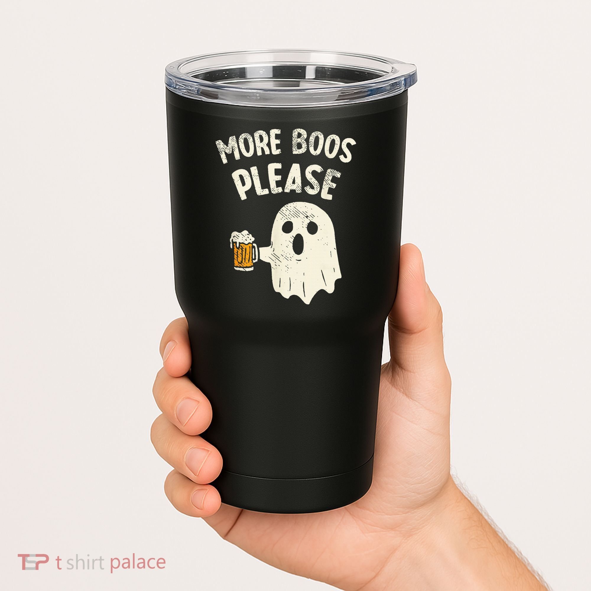 More Boos Please Ghost Beer Halloween Costume Tumbler