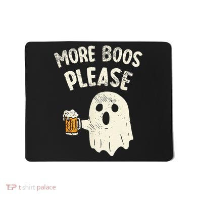 More Boos Please Ghost Beer Halloween Costume Mousepad