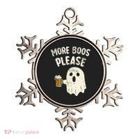 More Boos Please Ghost Beer Halloween Costume Ornament thumb 0