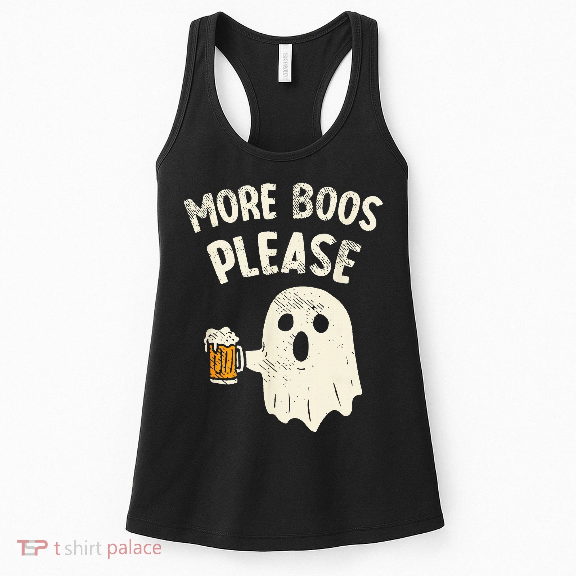 More Boos Please Ghost Beer Halloween Costume Women's Tank Top