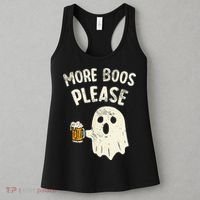 More Boos Please Ghost Beer Halloween Costume Women's Tank Top thumb 3