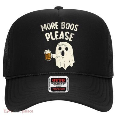 More Boos Please Ghost Beer Halloween Costume Hat