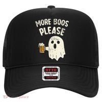 More Boos Please Ghost Beer Halloween Costume Hat thumb 0