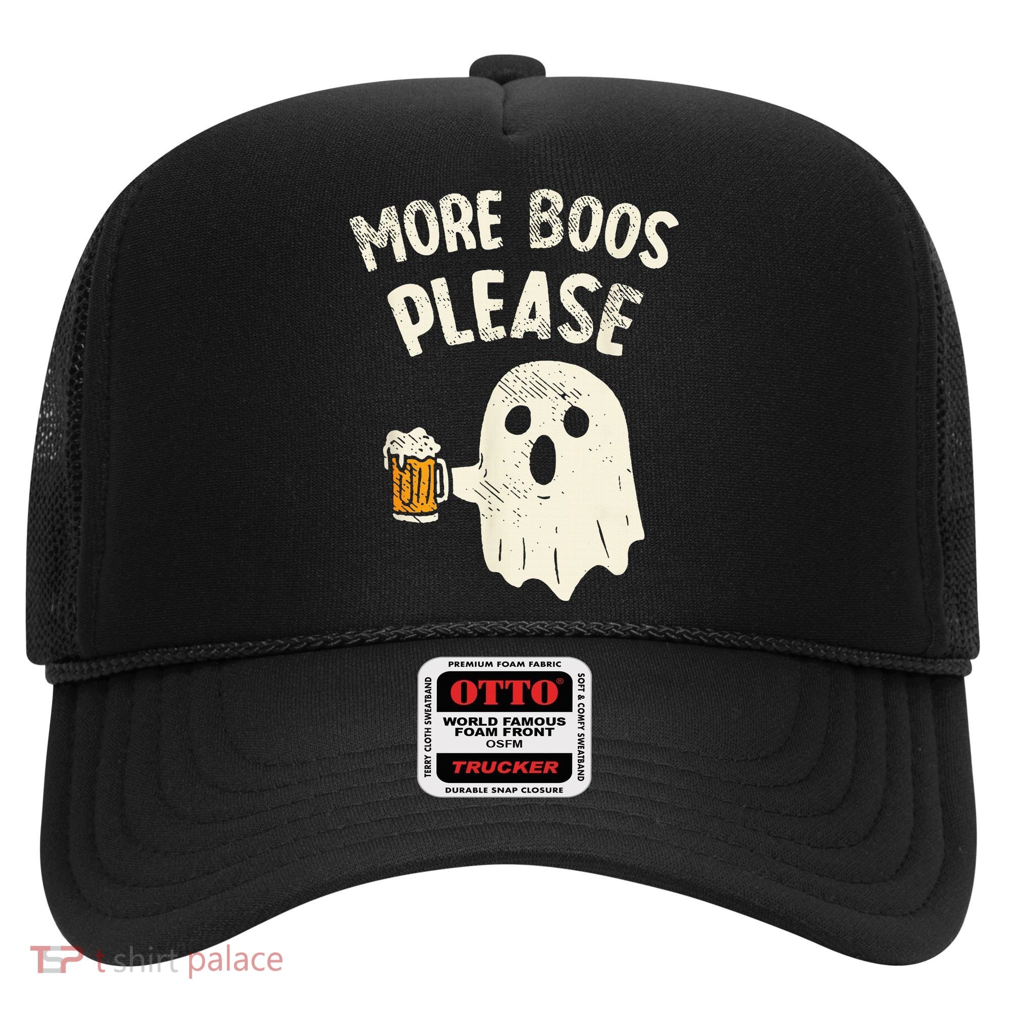 More Boos Please Ghost Beer Halloween Costume Hat