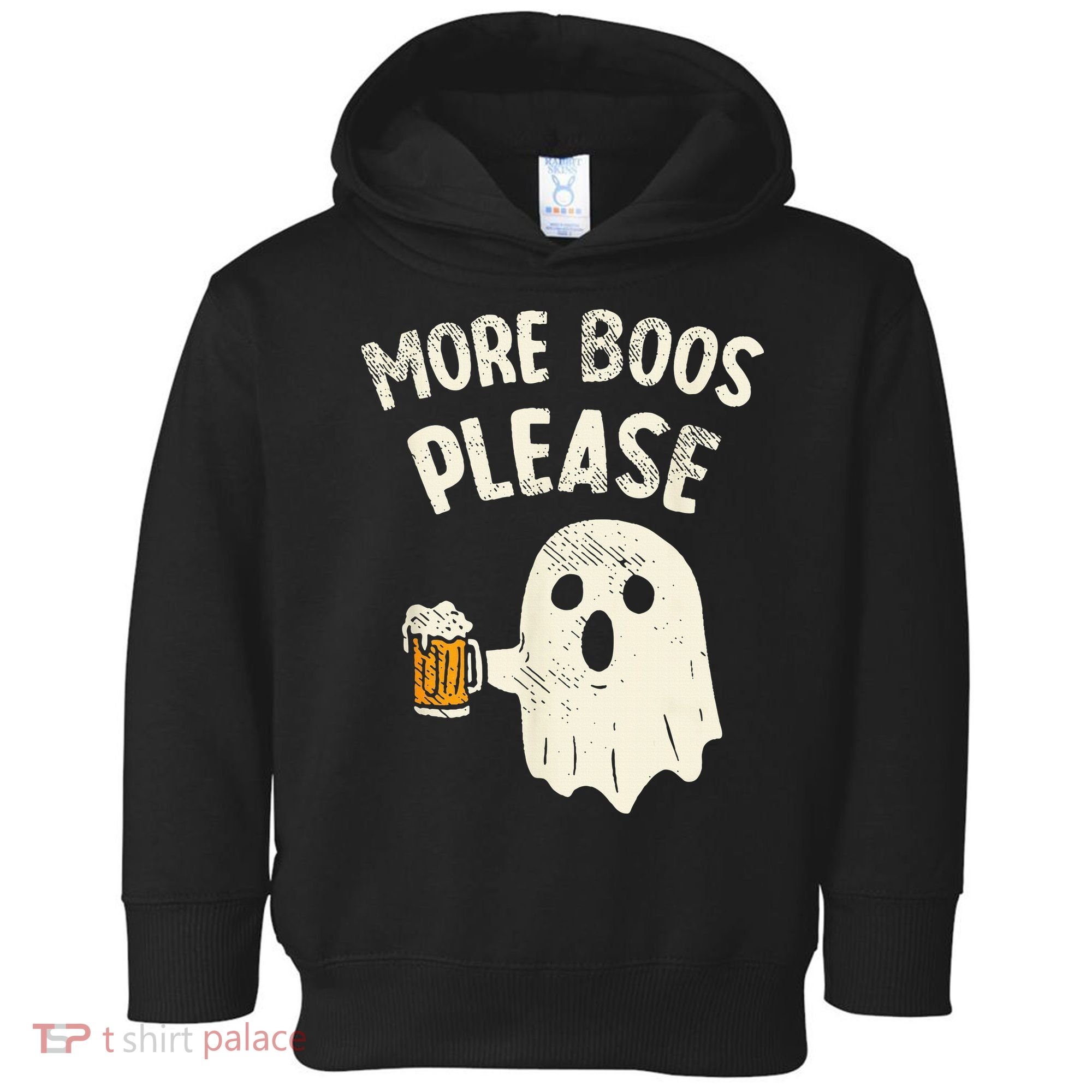 More Boos Please Ghost Beer Halloween Costume Toddler Hoodie