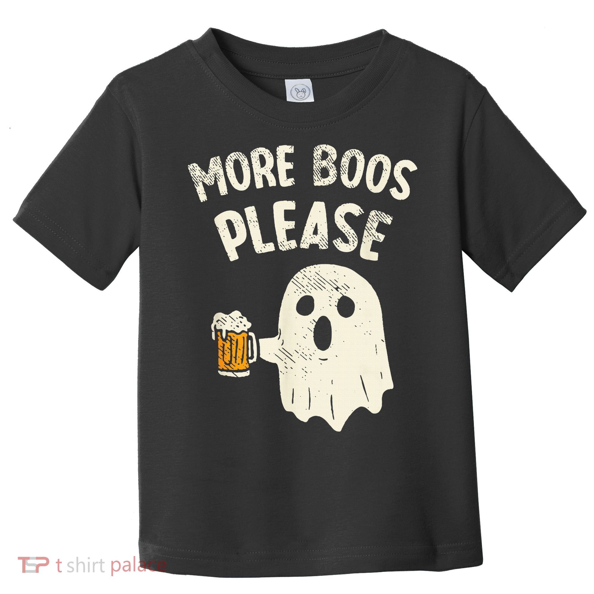 More Boos Please Ghost Beer Halloween Costume Toddler T-Shirt