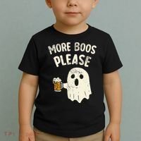 More Boos Please Ghost Beer Halloween Costume Toddler T-Shirt thumb 2