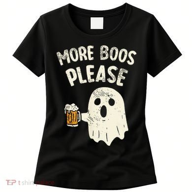 More Boos Please Ghost Beer Halloween Costume Women's T-Shirt