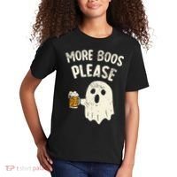 More Boos Please Ghost Beer Halloween Costume Kids T-Shirt thumb 2