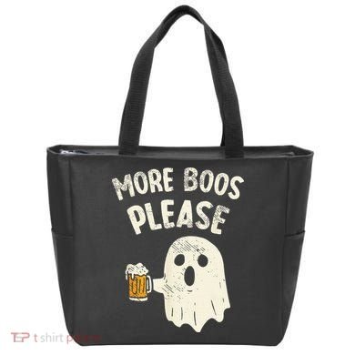 More Boos Please Ghost Beer Halloween Costume Tote Bag