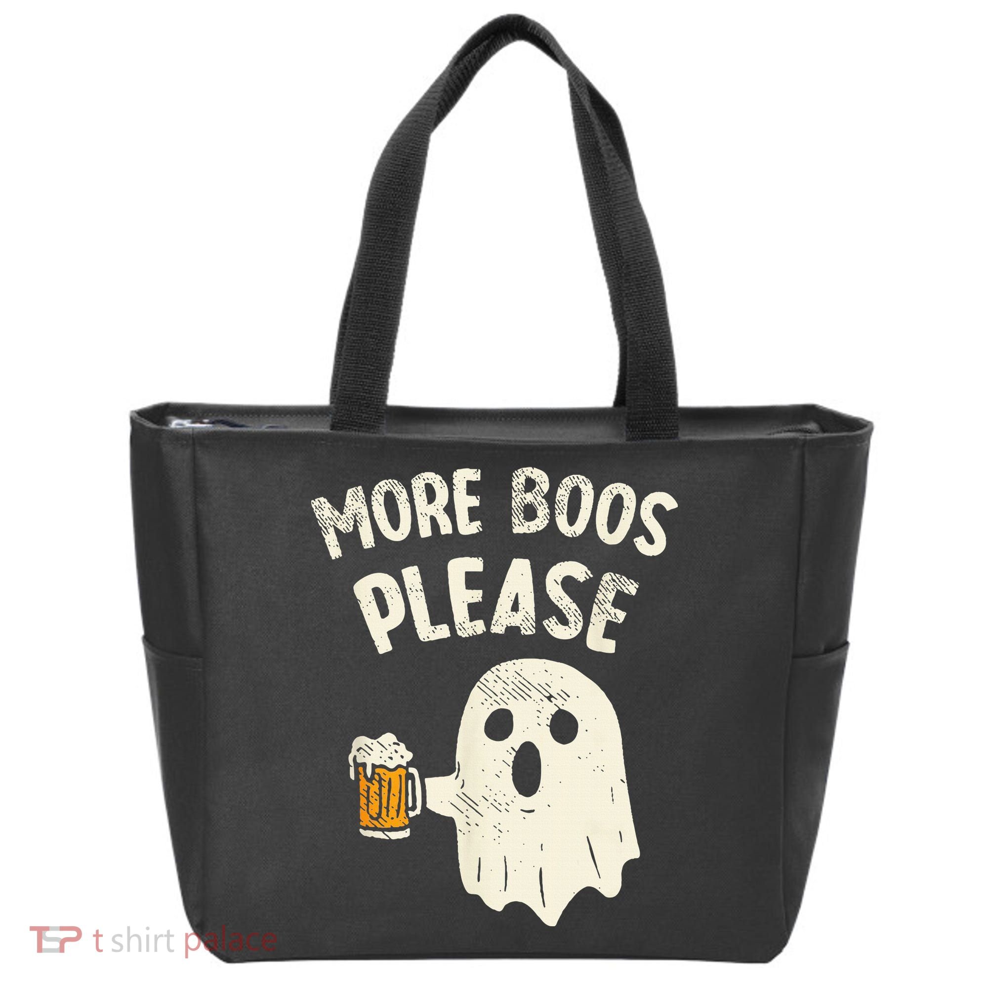More Boos Please Ghost Beer Halloween Costume Tote Bag