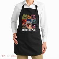 Moodeng Baby Pygmy Hippo Cute Zoo For Family Apron thumb 2