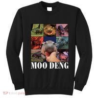 Moodeng Baby Pygmy Hippo Cute Zoo For Family Sweatshirt thumb 0