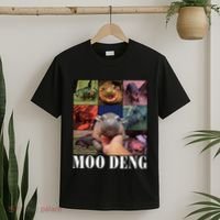 Moodeng Baby Pygmy Hippo Cute Zoo For Family T-Shirt thumb 2