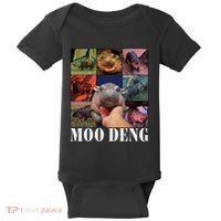 Moodeng Baby Pygmy Hippo Cute Zoo For Family Baby Bodysuit thumb 0