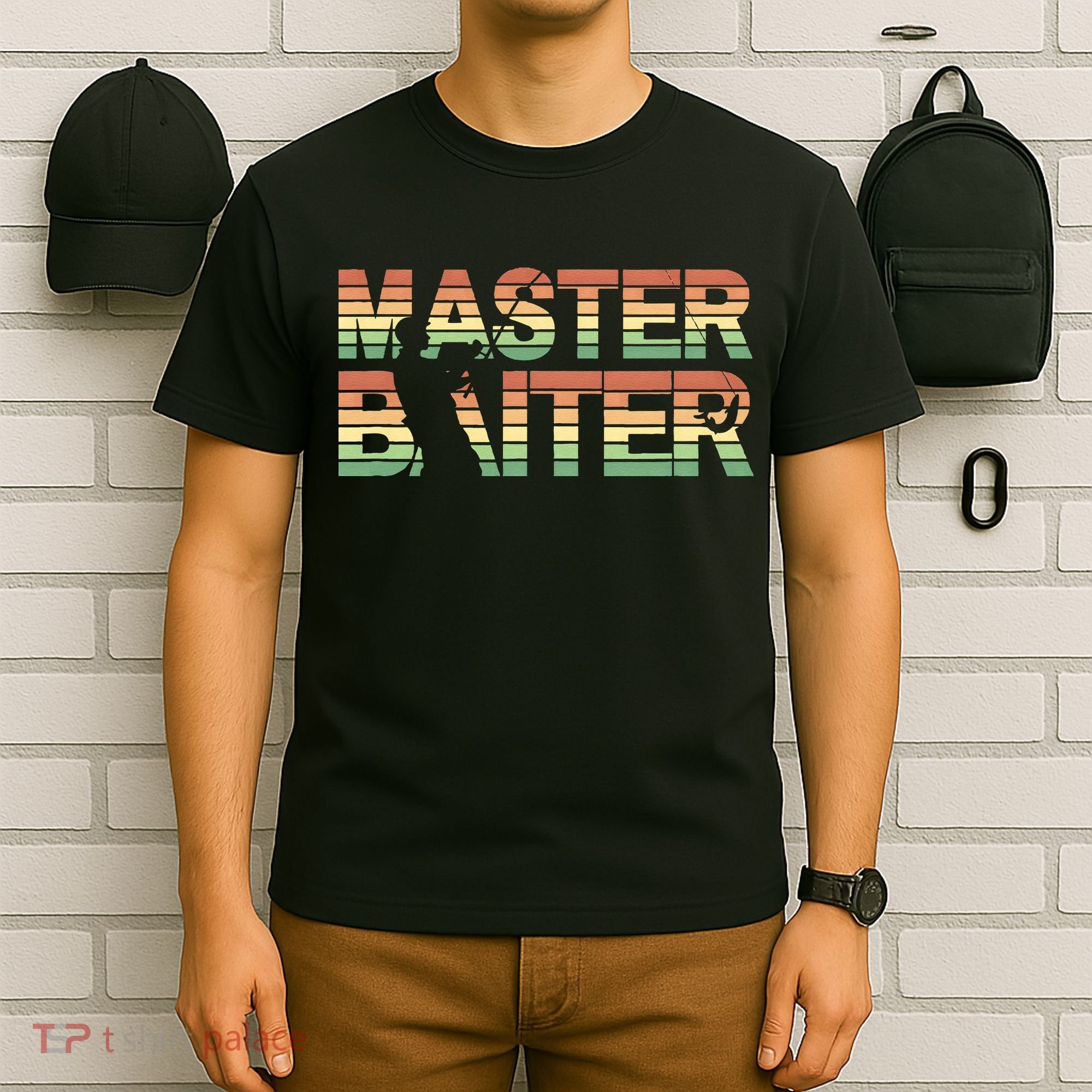 Master Baiter Retro Funny Fishing T-Shirt