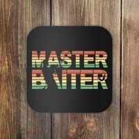Master Baiter Retro Funny Fishing Coaster thumb 0