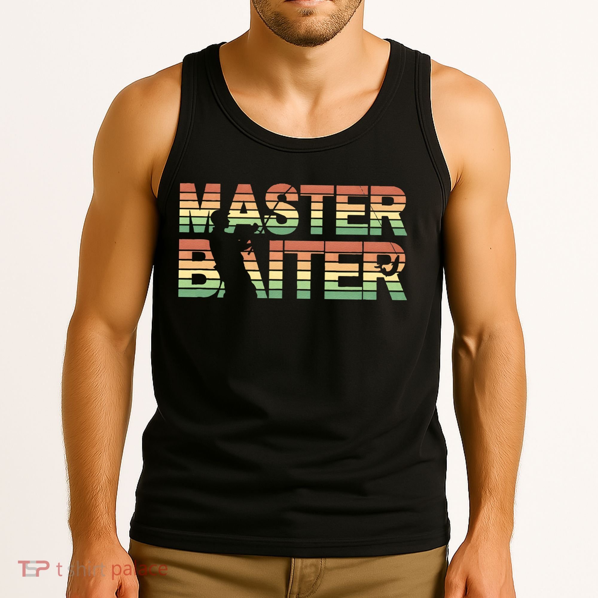 Master Baiter Retro Funny Fishing Tank Top