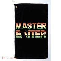 Master Baiter Retro Funny Fishing Golf Towel thumb 0