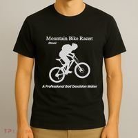 Mountain Bike Racer A Professional Bad Decision Maker T-Shirt thumb 3