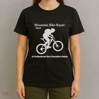 Mountain Bike Racer A Professional Bad Decision Maker T-Shirt thumb 4