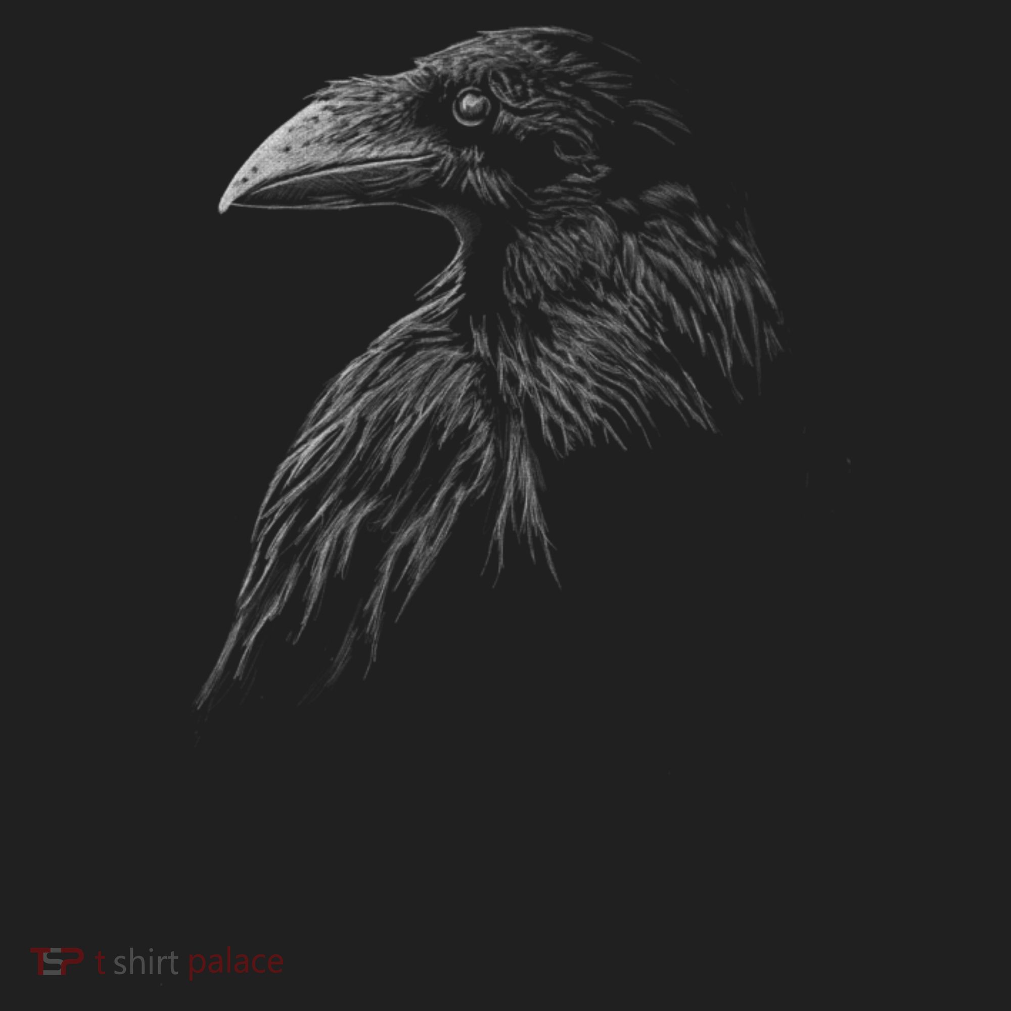 Mystical Black Raven Illustration Crow Artwork Women's Sweatshirt