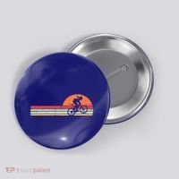 Mountain Bike Retro Cycling Bicycle Rider Gift Cute Gift Button thumb 0