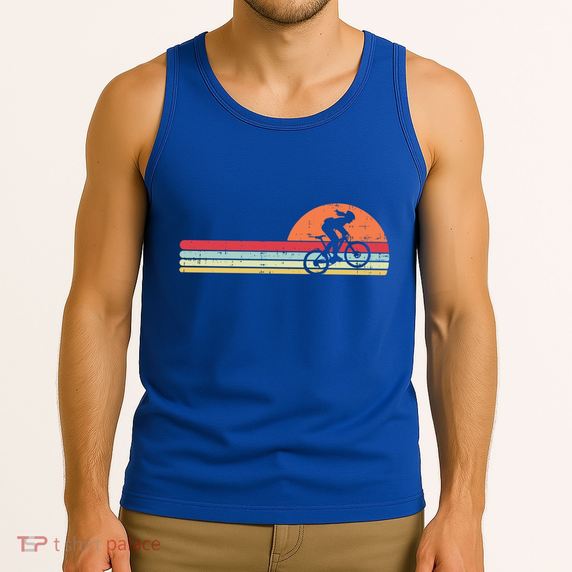 Mountain Bike Retro Cycling Bicycle Rider Gift Cute Gift Tank Top