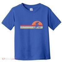 Mountain Bike Retro Cycling Bicycle Rider Gift Cute Gift Toddler T-Shirt thumb 0