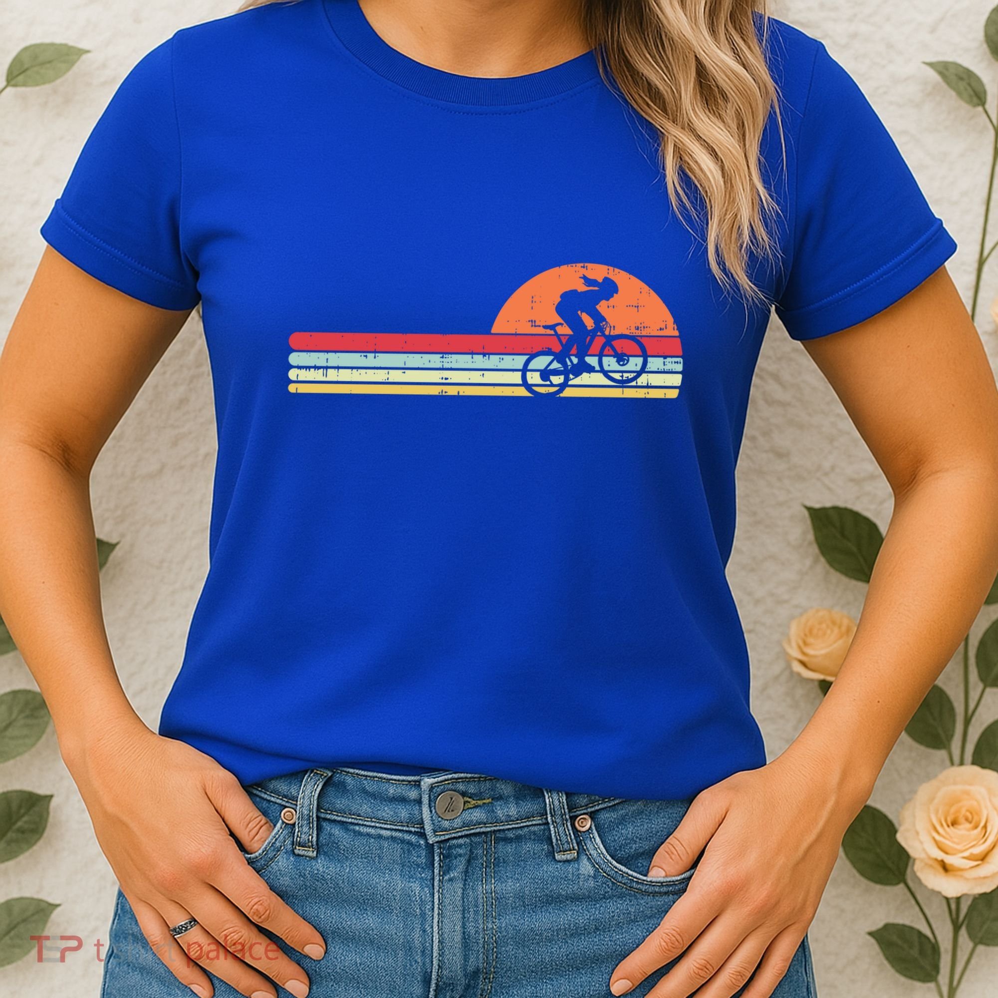 Mountain Bike Retro Cycling Bicycle Rider Gift Cute Gift Women's T-Shirt