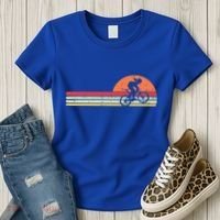 Mountain Bike Retro Cycling Bicycle Rider Gift Cute Gift Women's T-Shirt thumb 3