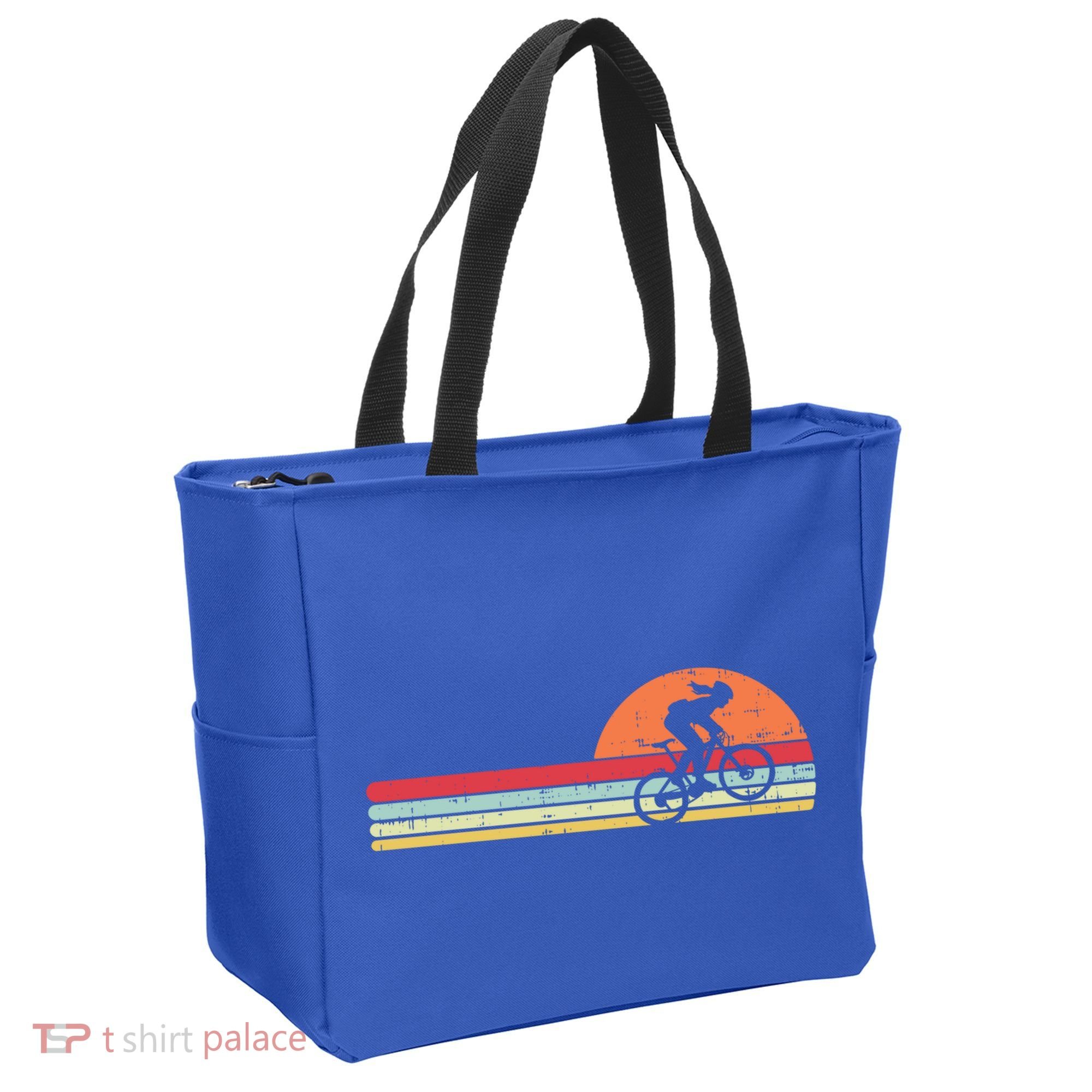 Mountain Bike Retro Cycling Bicycle Rider Gift Cute Gift Tote Bag