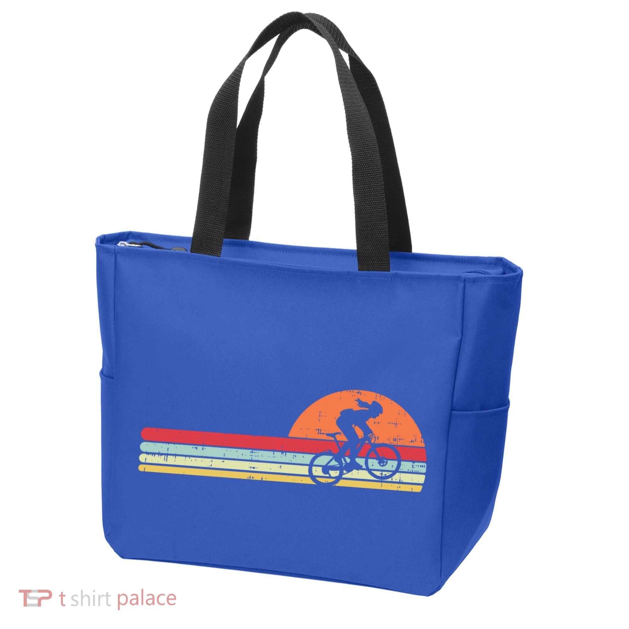 Mountain Bike Retro Cycling Bicycle Rider Gift Cute Gift Tote Bag