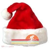 Mountain Bike Retro Cycling Bicycle Rider Gift Cute Gift Santa Hat thumb 0