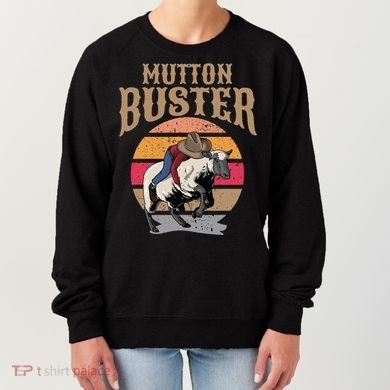 Mutton Busting Rodeo S.H.E.E.P Riding Event Buster Women's Sweatshirt