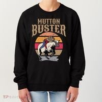 Mutton Busting Rodeo S.H.E.E.P Riding Event Buster Women's Sweatshirt thumb 0