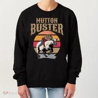 Mutton Busting Rodeo S.H.E.E.P Riding Event Buster Women's Sweatshirt thumb 0