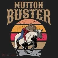 Mutton Busting Rodeo S.H.E.E.P Riding Event Buster Women's Sweatshirt thumb 2