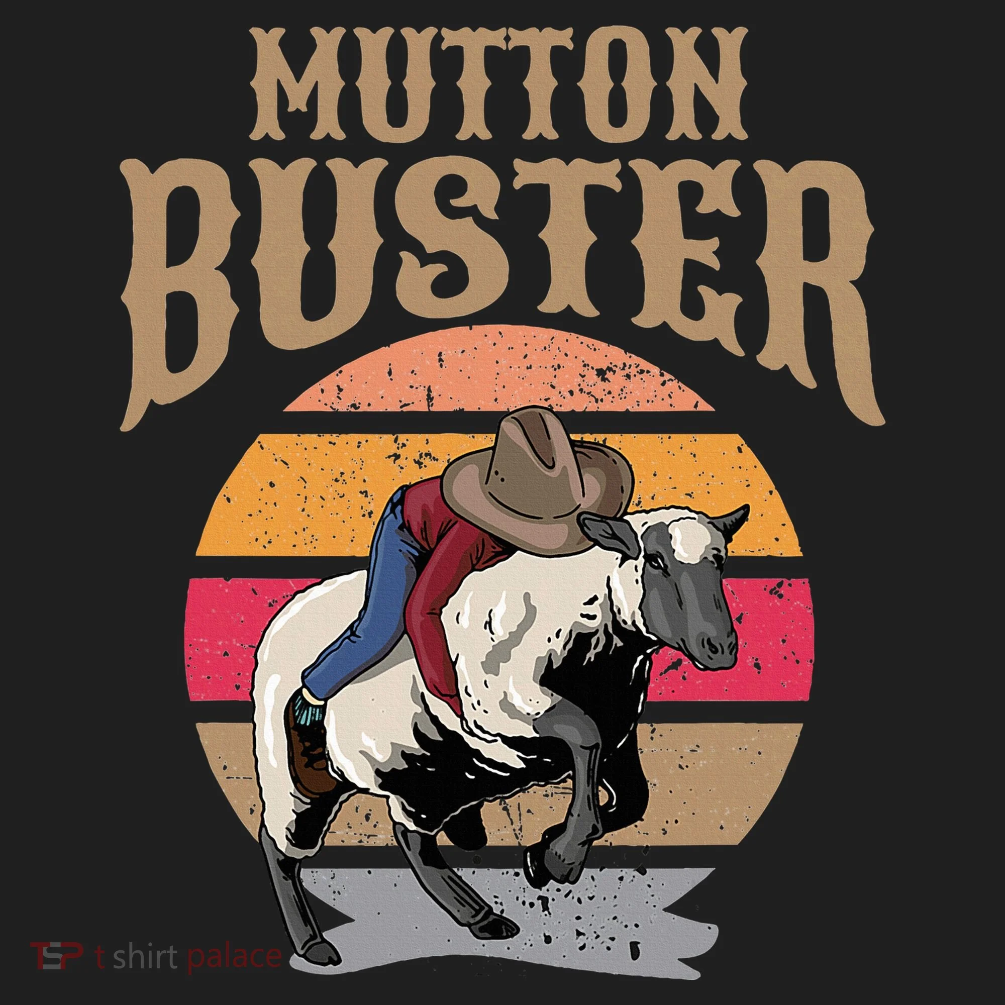 Mutton Busting Rodeo S.H.E.E.P Riding Event Buster Women's Sweatshirt