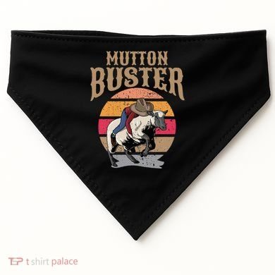 Mutton Busting Rodeo S.H.E.E.P Riding Event Buster USA-Made Doggie Bandana