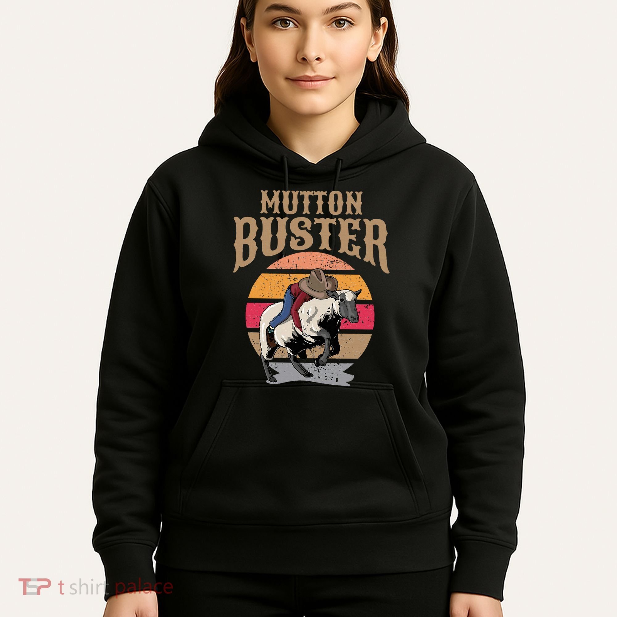 Mutton Busting Rodeo S.H.E.E.P Riding Event Buster Hoodie