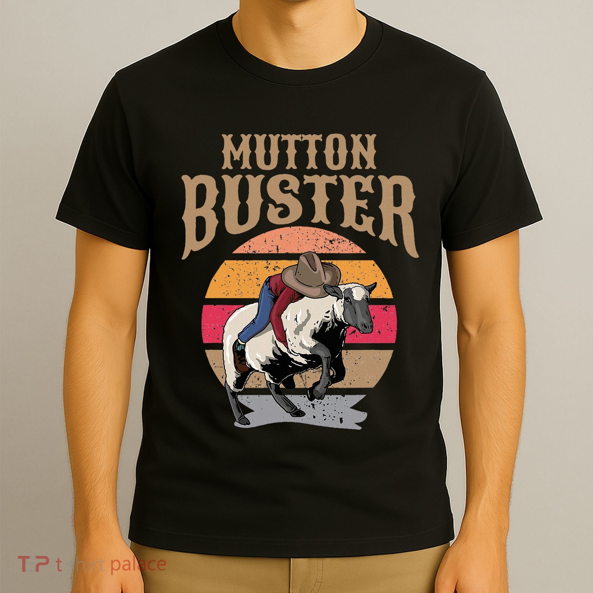 Mutton Busting Rodeo S.H.E.E.P Riding Event Buster T-Shirt