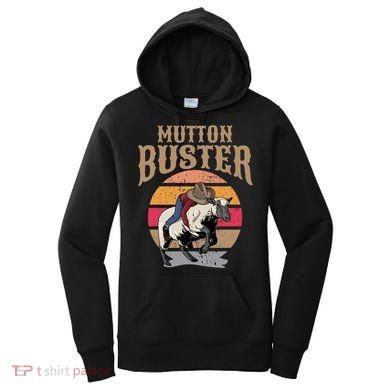 Mutton Busting Rodeo S.H.E.E.P Riding Event Buster Women's Hoodie