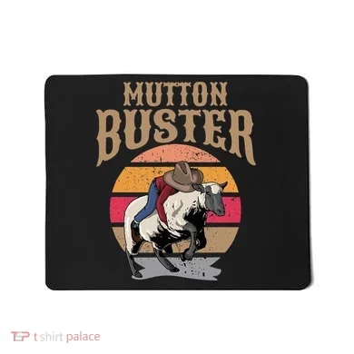 Mutton Busting Rodeo S.H.E.E.P Riding Event Buster Mousepad