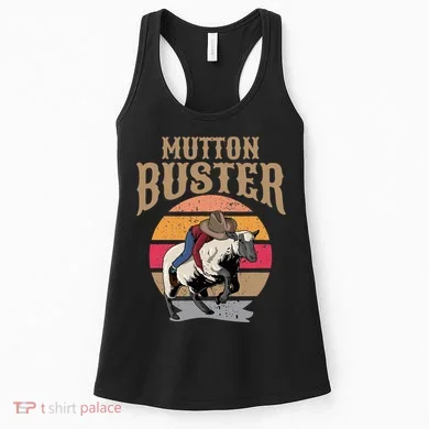Mutton Busting Rodeo S.H.E.E.P Riding Event Buster Women's Tank Top