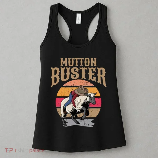 Mutton Busting Rodeo S.H.E.E.P Riding Event Buster Women's Tank Top