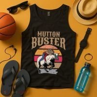 Mutton Busting Rodeo S.H.E.E.P Riding Event Buster Tank Top thumb 4