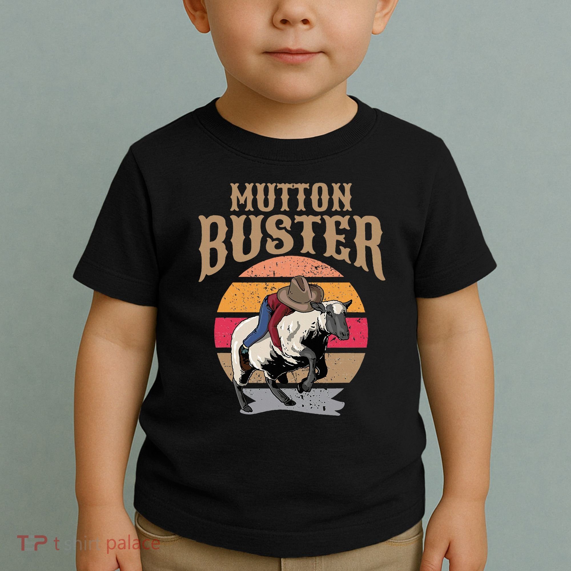 Mutton Busting Rodeo S.H.E.E.P Riding Event Buster Toddler T-Shirt