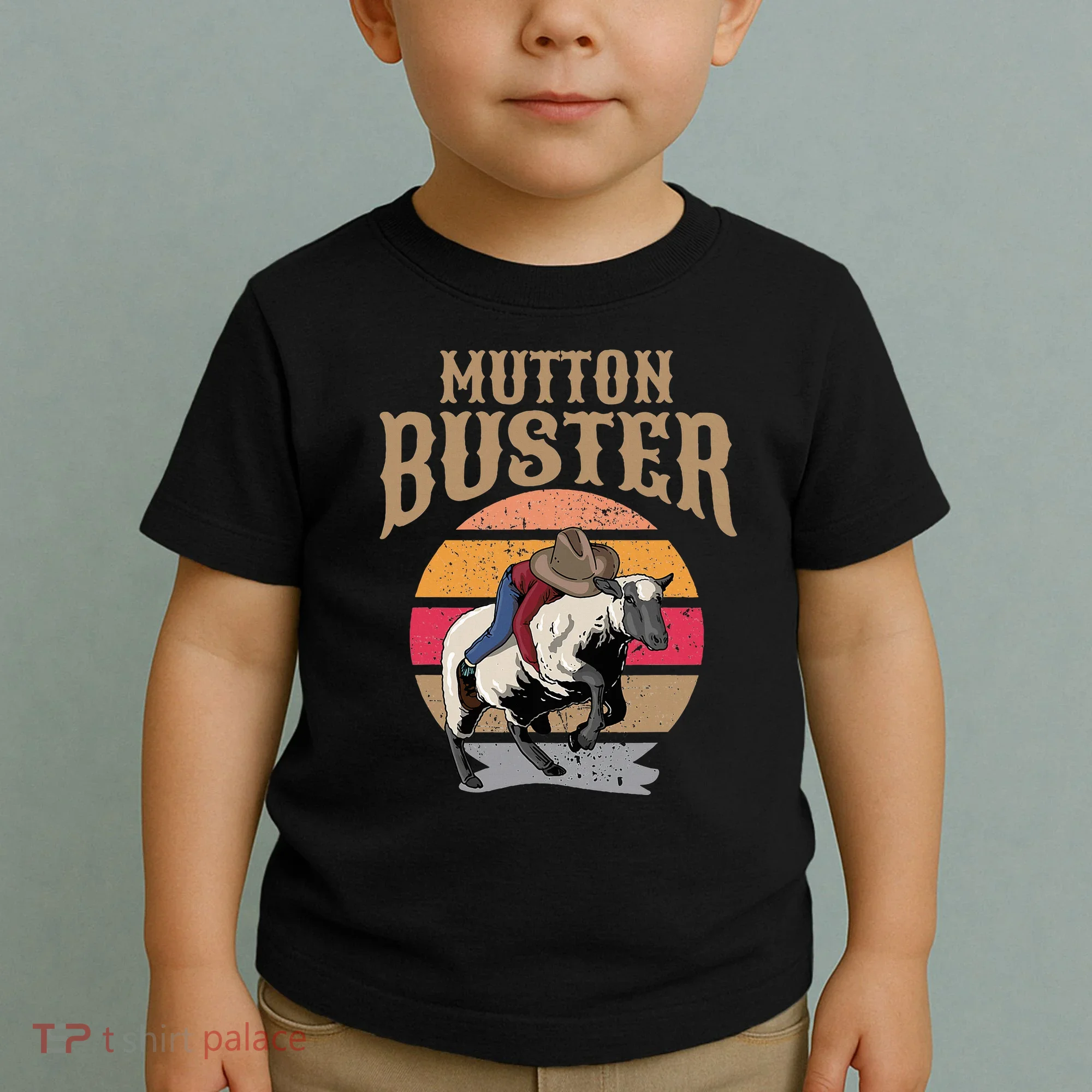 Mutton Busting Rodeo S.H.E.E.P Riding Event Buster Toddler T-Shirt