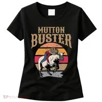 Mutton Busting Rodeo S.H.E.E.P Riding Event Buster Women's T-Shirt thumb 0
